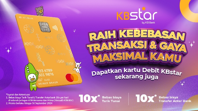 Beri Kemudahan pada Nasabah, KB Bank Luncurkan Kartu Debit KBstar
