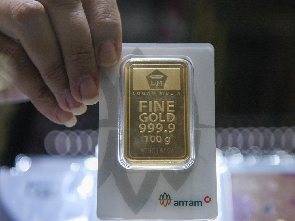 Emas Antam. Foto: MI/Usman Iskandar.