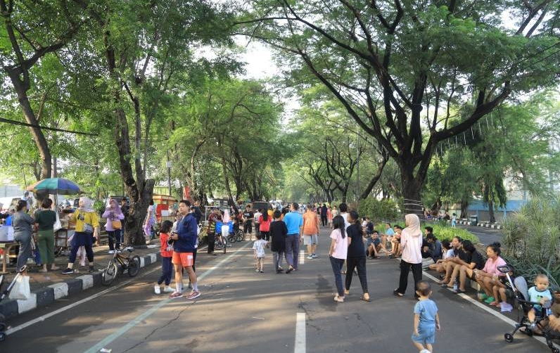 Peringati Hari Lingkungan Hidup, Kota Tangerang Gelar Car Free Day di Tugu Adipura