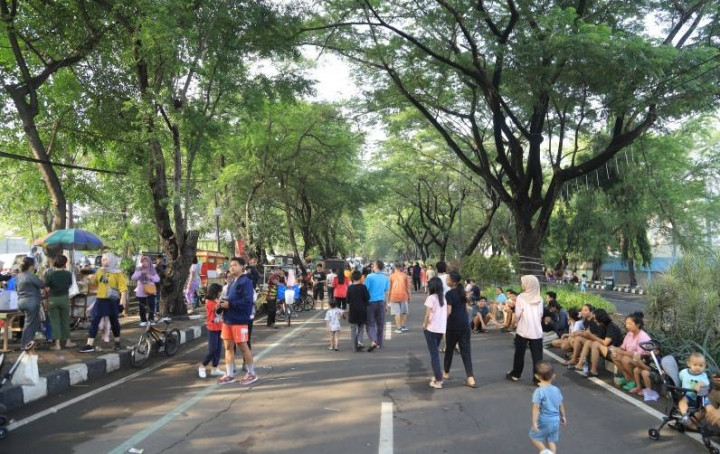 Peringati Hari Lingkungan Hidup, Kota Tangerang Gelar <i>Car Free Day</i> di Tugu Adipura