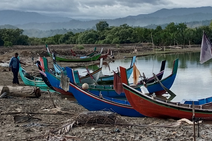 Cuaca Buruk, Nelayan Selat Malaka di Aceh Libur Melaut