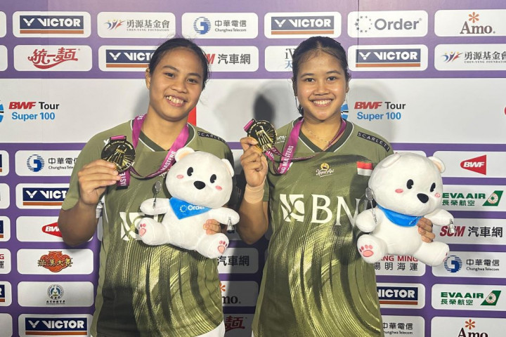 Jesita/Febi Juara Ganda Putri Kaohsiung Masters 2024