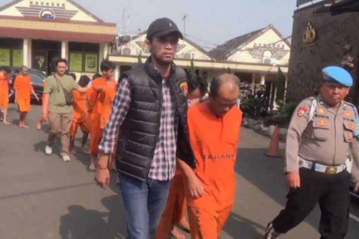 Satreskrim Polres Cimahi Amankan 20 Tersangka Pelaku Kejahatan