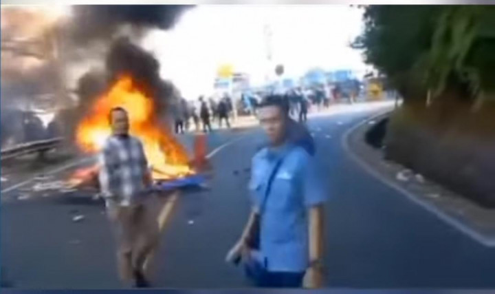 Penertiban PKL di Kawasan Puncak Mendapat Perlawanan dari Pedagang