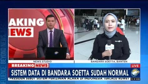 Antrean penumpang yang sempat menumpuk pada area imigrasi sudah normal. Metro TV