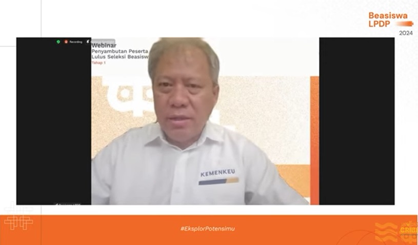 Direktur LPDP Dwi Larso. DOK YouTube LPDP