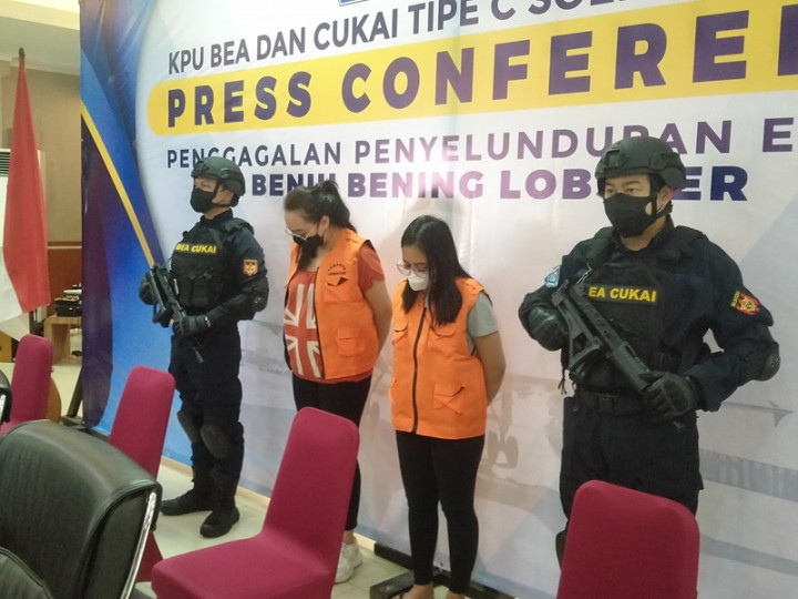 Coba Selundupkan 78 Ribu Benih Lobster ke Singapura, 2 Wanita Dibekuk di Bandara Soetta