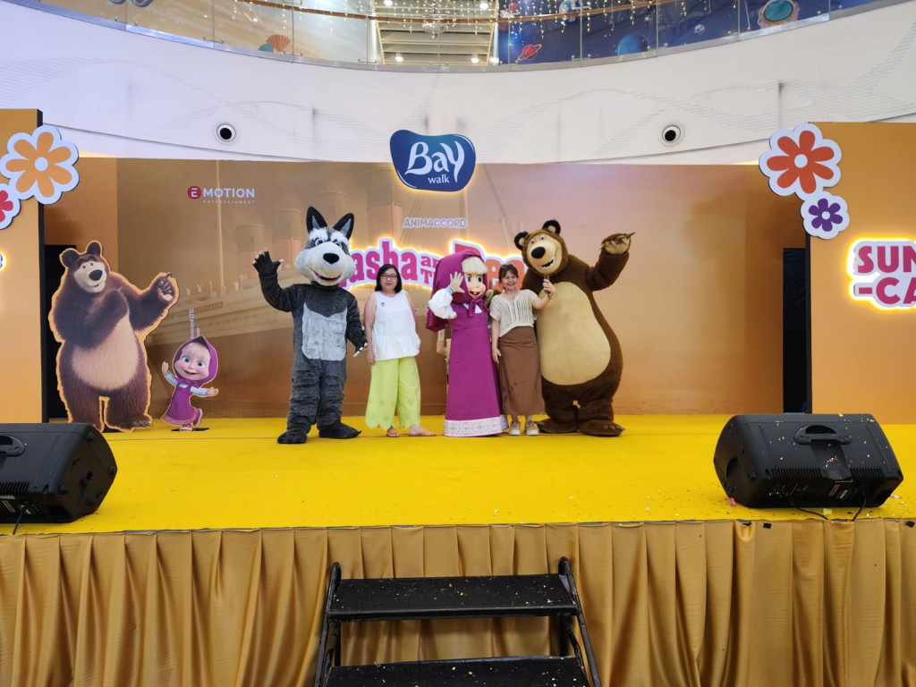 Liburan Seru Bersama Masha and The Bear (Foto: instagram)