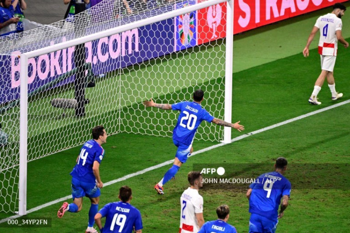 Euro 2024: Dramatis, Italia Lolos 16 Besar di Detik-detik Terakhir