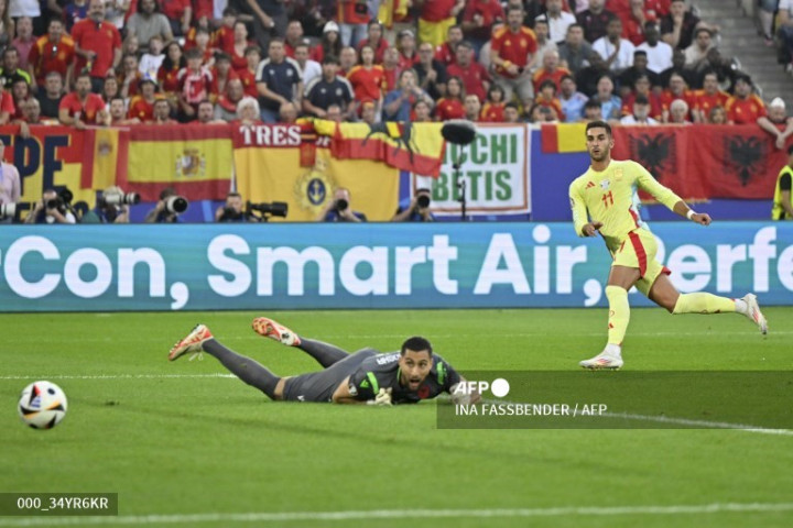 Euro 2024: Tekuk Albania, Spanyol ke 16 Besar dengan Poin Sempurna