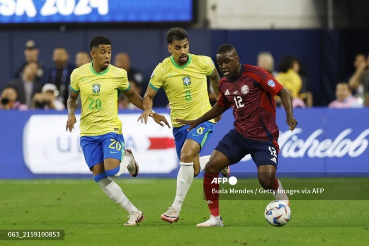 Copa America 2024: Brasil Ditahan Imbang Kosta Rika di Laga Perdana