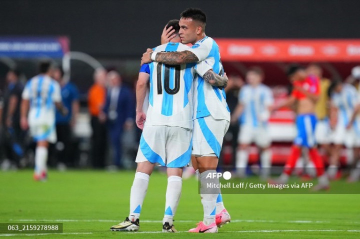Argentina Vs Cile: Menang, Argentina Tim Pertama Lolos ke Perempat Final