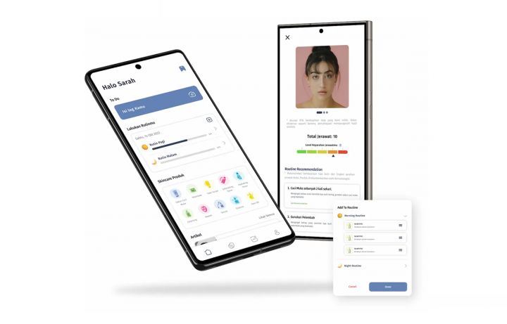 Lulusan Bangkit ini Ciptakan Aplikasi Berbasis AI Bantu Rawat Kulit