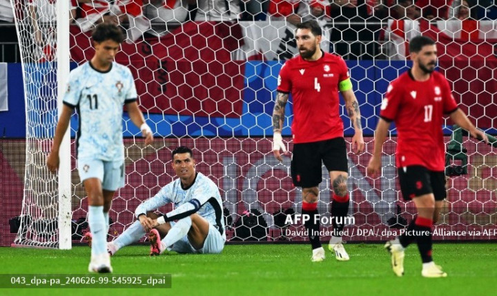 Georgia vs Portugal: Jvarosnebi Buat Sejarah, Lolos Usai Kalahkan Cristiano Ronaldo Cs