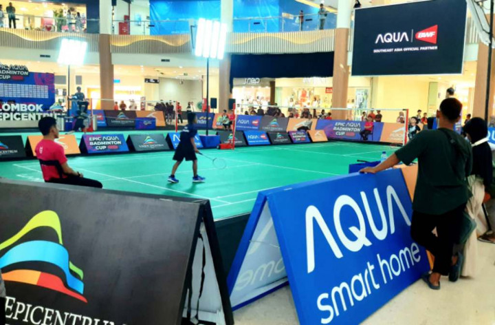 Sebanyak 270 Pebulu Tangkis Pemula Ikut Turnamen di Lombok Epicentrum Mall