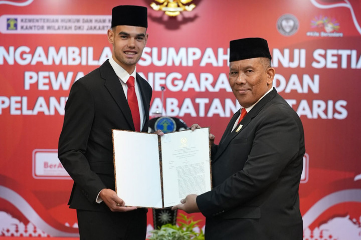 Foto: Jens Raven Resmi Jadi WNI