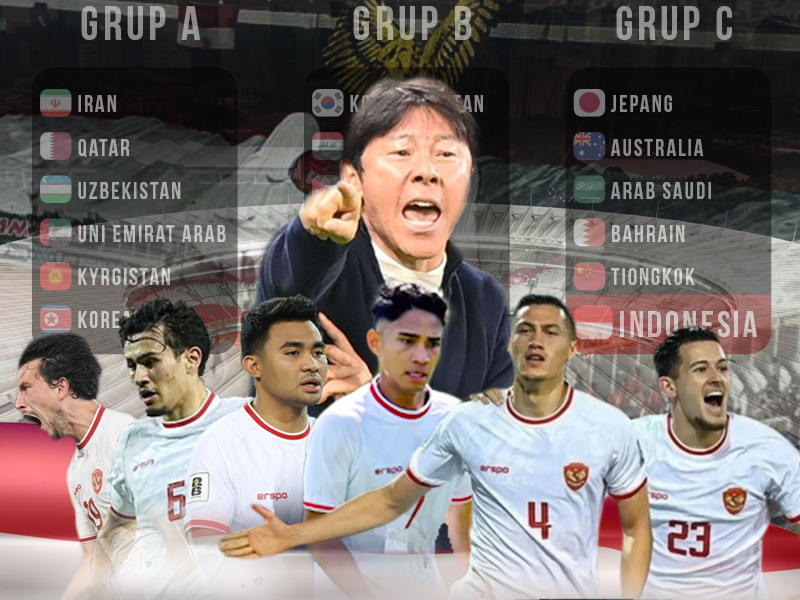 Drawing Babak 3 Kualifikasi Piala Dunia, Indonesia Masuk Grup Neraka