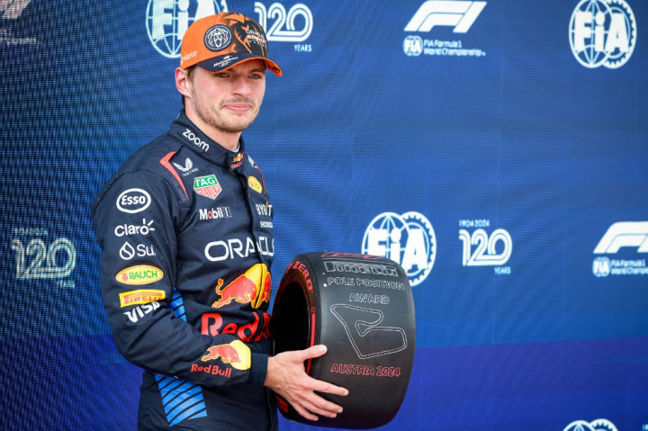 Verstappen Segel Pole Position di GP Austria 2024