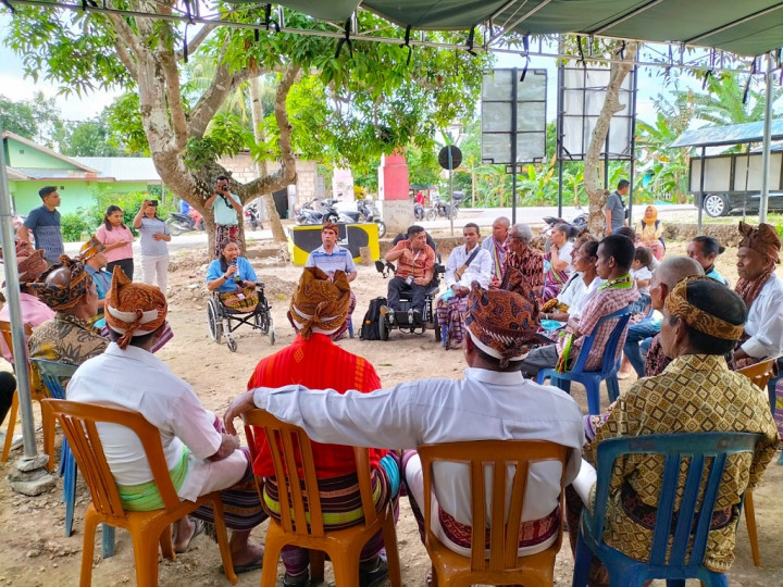 Kaum Difabel di Desa Oben Tetap Semangat Bekerja dalam Keterbatasan