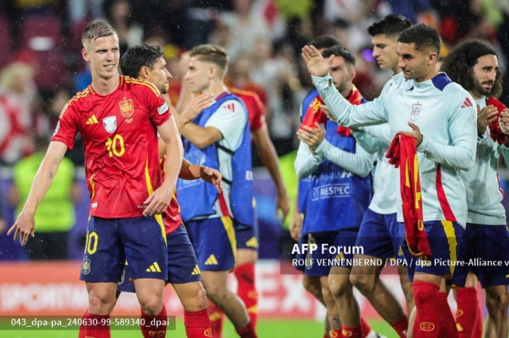 Spanyol vs Georgia: Menang Mudah, La Furia Roja Ditunggu Jerman di Perempat Final