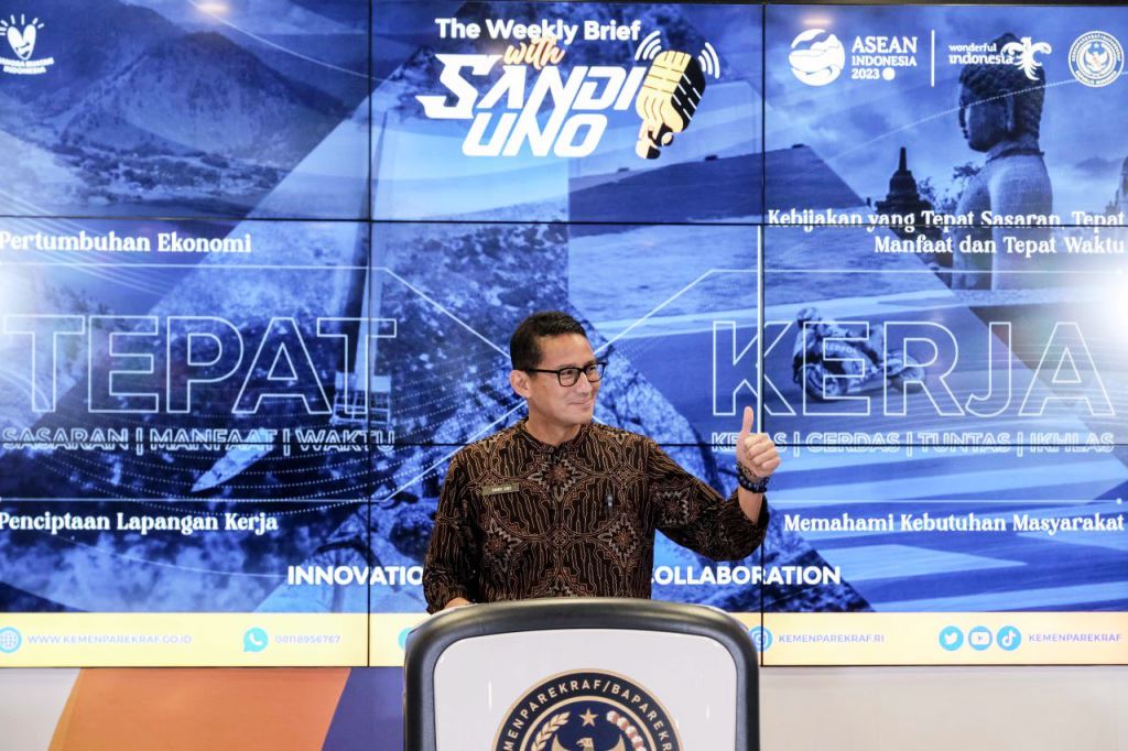 Menparekraf Sandiaga Uno. Dok. Kemenparekraf