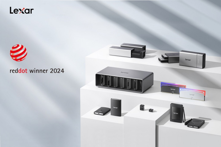 Lexar Raih 7 Penghargaan di Red Dot Design Award 2024