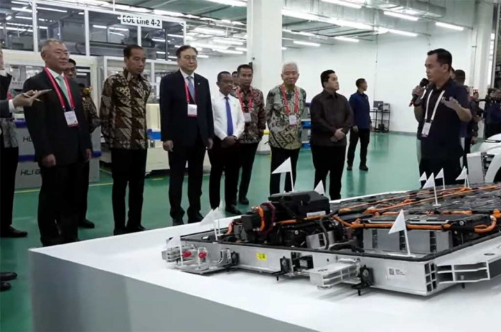 Resmi, Pabrik Baterai Kendaraan Listrik Terbesar Se-Asia Tenggara Ada di Indonesia