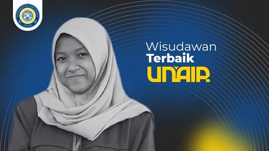 Tak 'Ambi' Cuma Konsisten, Savitri Lulus dari Unair Sebagai Wisudawan Terbaik