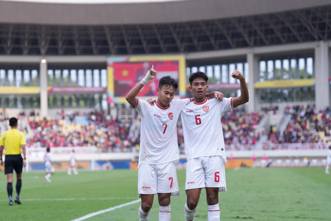 Timnas Indonesia U-16 meraih peringkat tiga Piala AFF U-16 atau ASEAN Boys Championship U-16 2024 di Solo setelah berpesta lima gol tanpa balas ke gawang Vietnam di Stadion Manahan, Solo, Rabu, 3 Juli 2024 sore.