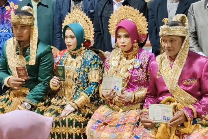 Puluhan Pasangan Ikuti Nikah Massal Gratis di Maros
