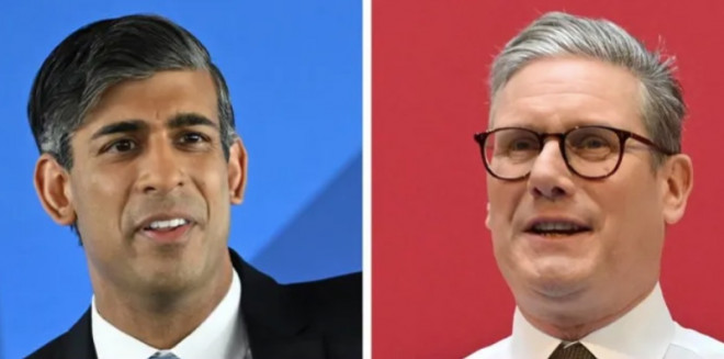 PM Inggris Rishi Sunak akan melawan Sir Keir Starmer dalam Pemilu Inggris. Foto: BBC