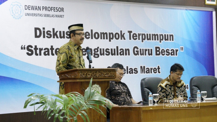 Dewan Profesor Dorong Dosen UNS Segera Memiliki Jabatan Guru Besar