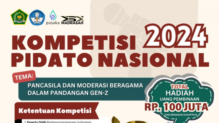 Ayo Ikut Kompetisi Pidato Nasional untuk Pelajar, Total Hadiah Rp100 Juta Lho!
