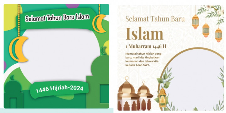 22 Link Twibbon Tahun Baru Islam 1446 H Terpopuler, Yuk Unggah di Medsos!