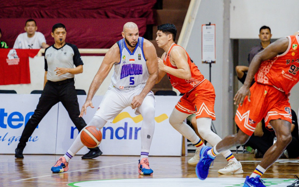 Suasana pertandingan Rajawali Medan vs Tangerang Hawks (dok. IBL)