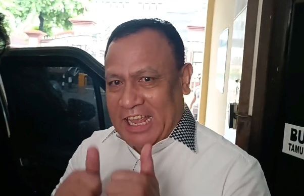 Tersangka kasus pemerasan Firli Bahuri/Medcom.id/Yona