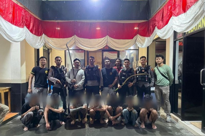 Tawuran, 11 Remaja Ditahan Polres Jakbar
