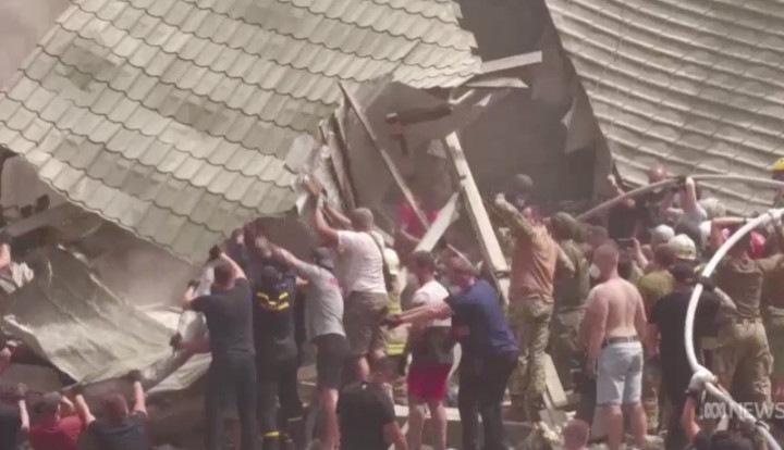 Serangan Rusia Hantam Rumah Sakit Anak di Ukraina, 20 Tewas