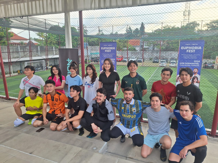 Dul Jaelani hingga Aldi Taher Tanding Bola di Euphoria Fest 2024