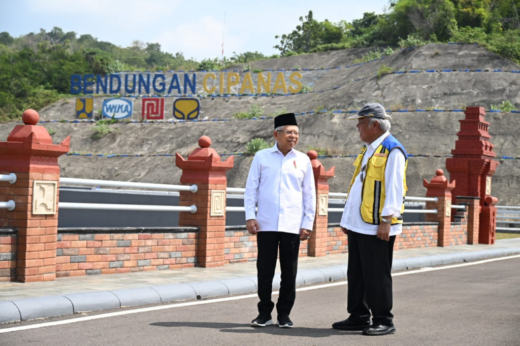 Wapres: Bendungan Cipanas Sumber Irigasi hingga Pengendali Banjir