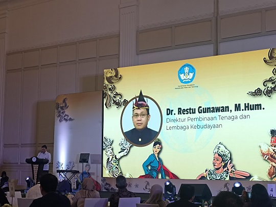 Direktur Pembinaan Tenaga dan Lembaga Kebudayaan, Restu Gunawan. Medcomid/Ilham Pratama Putra