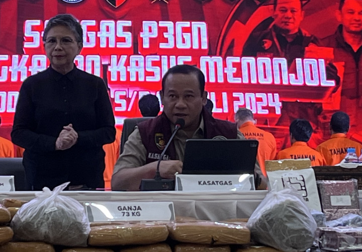 38.194 Tersangka Narkoba Ditangkap dalam 10 Bulan