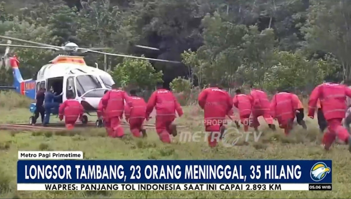 Total Korban Longsor Tambang Emas Gorontalo 124 Jiwa, SAR Fokus Pencarian 35 Orang Hilang