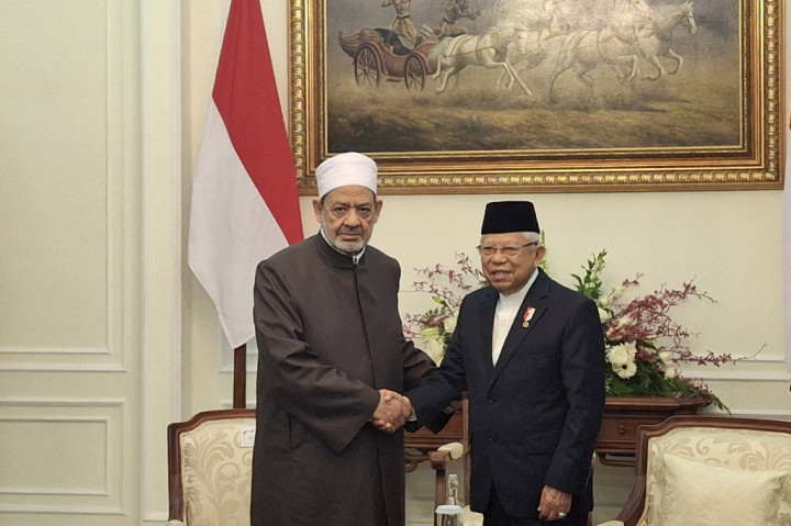Wapres Sambut Kunjungan Grand Syekh Al Azhar