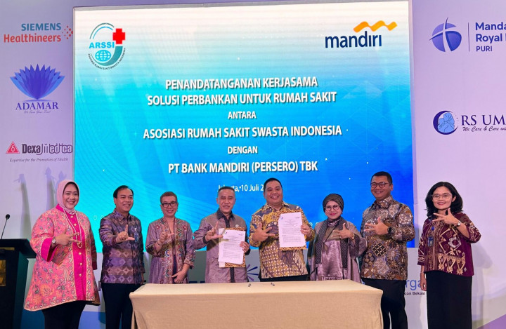 Gandeng ARSSI, Bank Mandiri Layani Transaksi Keuangan Rumah Sakit