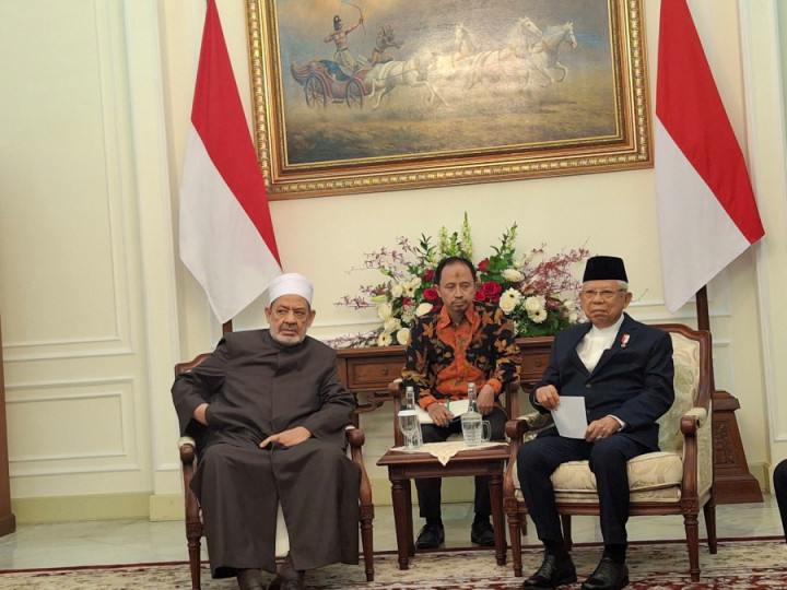 Bertemu Grand Syekh Al-Azhar, Wapres Bahas Upaya Tangkal Islamfobia