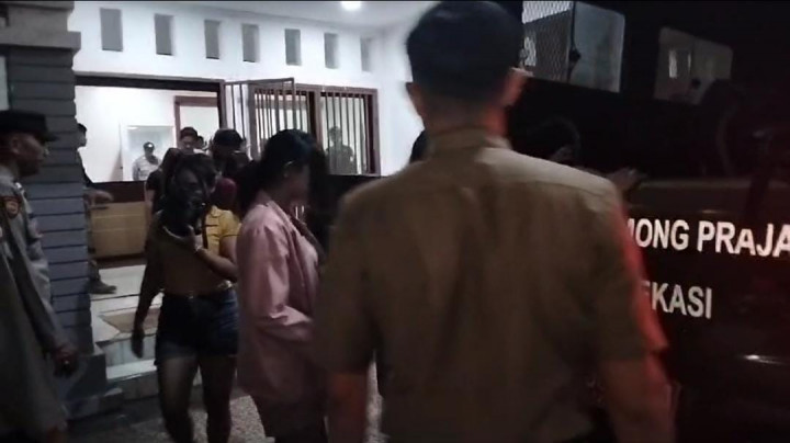 9 PSK di Kalimalang Terjaring Razia Satpol PP Kabupaten Bekasi