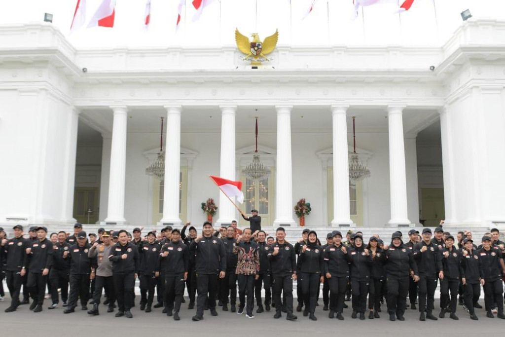 Presiden Titip Harapan Rakyat kepada Kontingen Olimpiade Indonesia