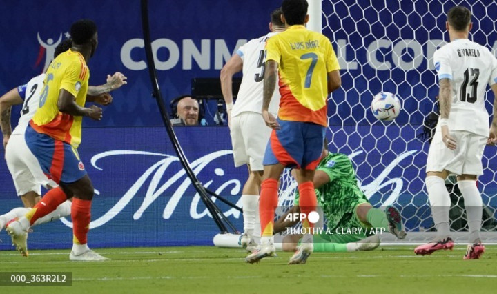 Uruguay vs Kolombia: Bermain 10 Pemain, La Tricolor ke Final Tantang Tango