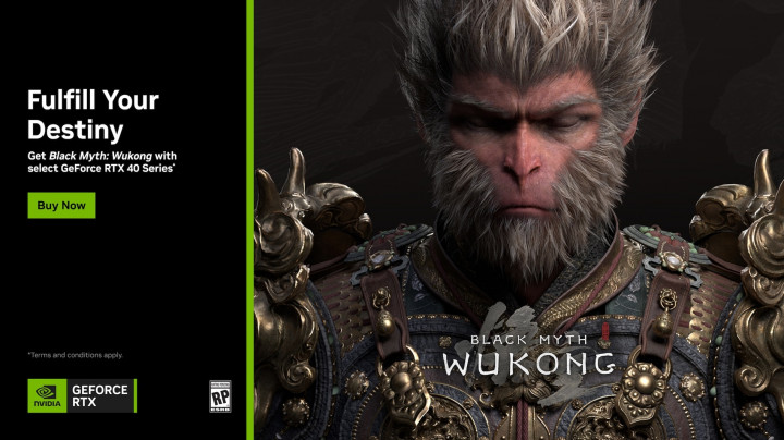 Nvidia Siapkan Bundle GeForce RTX 40 Series dengan Black Myth: Wukong